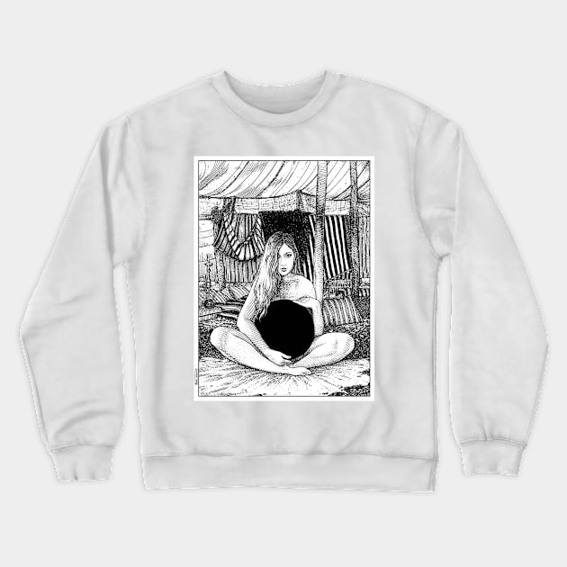 asc 671_Le non-globe (Found in the desert) Crewneck Sweatshirt by apolloniasaintclair